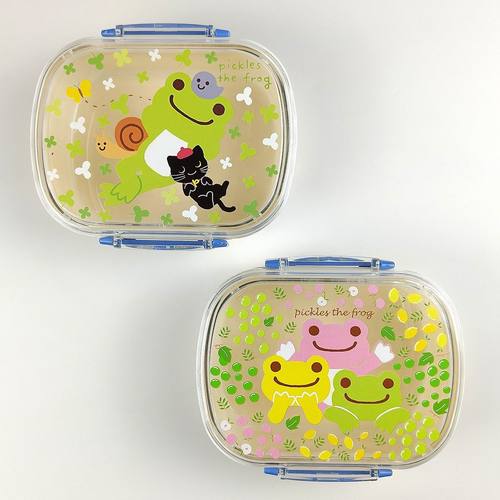 日本泡菜蛙青蛙pickles the frog饭盒便当盒水果零食密封食品收纳
