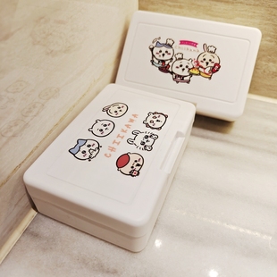 吉伊卡哇chiikawa桌面收纳盒文具工具蜡笔手账胶带PP化妆手工可爱