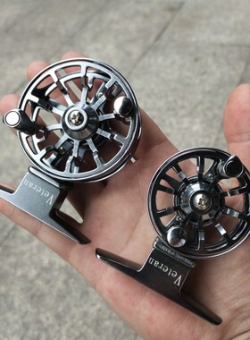 迪佳EA45 EA55迷你小轮全金属带泄力倍速筏轮飞钓轮中通轮前打轮