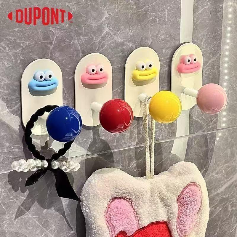 发圈发箍粘钩卫生间收纳架发夹皮筋头绳挂钩首饰品发绳收纳架塑料