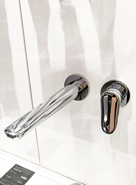 TOTO入墙式水龙头TLS04308B/TLS04309B埋墙洗脸台盆冷热水龙头