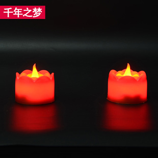 电子酥油灯 家用供佛灯led佛前供灯佛供灯莲花灯长明灯酥油蜡烛灯