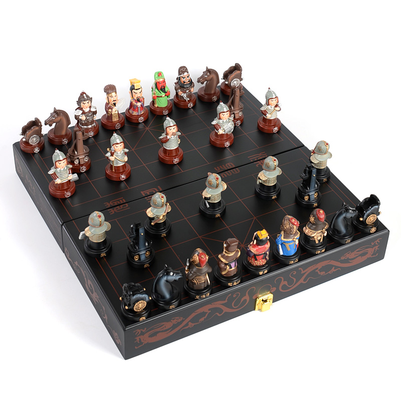 创意中国象棋折叠立体三国人物装饰摆件特色送外国人礼物老外礼品