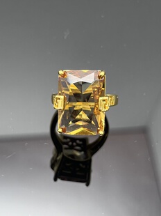 法式复古苏丹石可变色精致戒指热卖欧美轻奢女指环