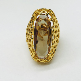 土耳其苏丹石精美镶嵌戒指光感变色微镶高保色