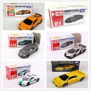 TOMICA多美卡34 113合金车模型兰博基尼系列LP700迪亚波罗
