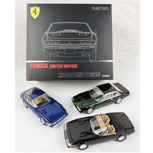 日本多美TOMICA TOMYTEC TLV合金车模型FERRARI 365/412开蓬跑车
