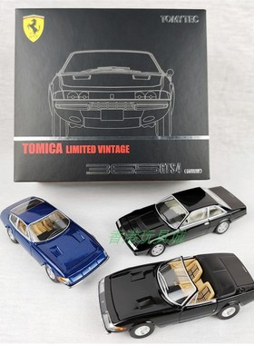 日本多美TOMICA TOMYTEC TLV合金车模型FERRARI 365/412开蓬跑车