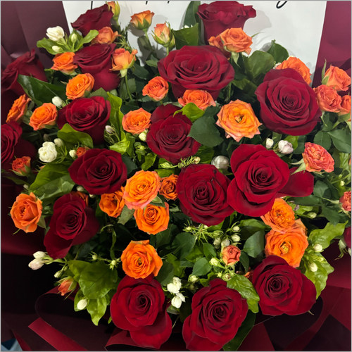 弗洛伊德卡布奇诺玫瑰花鲜花花束云南基地直发速递同城教师节礼物