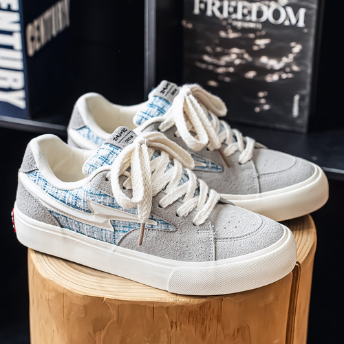 男鞋子潮鞋2026春夏ins网红爆款美式高街运动小香风面包鞋男板鞋