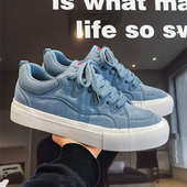 百搭小众港风雾霾兰面包鞋 男鞋 低帮板鞋 男生韩版 子潮鞋 2025年新款