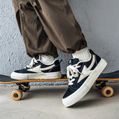 板鞋 男鞋 男 男韩版 百搭运动ins安哥拉红大码 子潮鞋 2025低帮帆布鞋