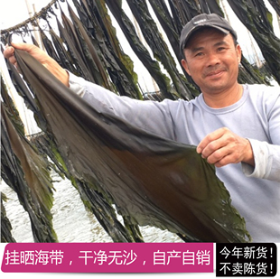 海带厚片干货特厚特级福建霞浦无沙新货昆布散袋装裙带菜新货包邮