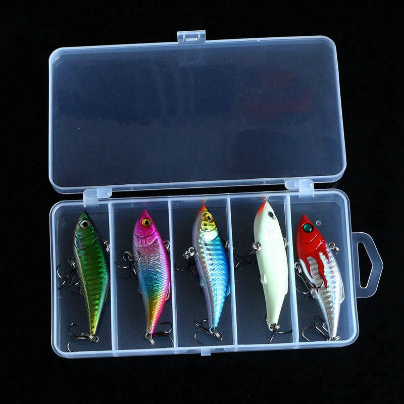 双鱼路亚饵套装10克VIB震动假饵塑料鱼硬饵仿生饵全泳层远投鱼饵