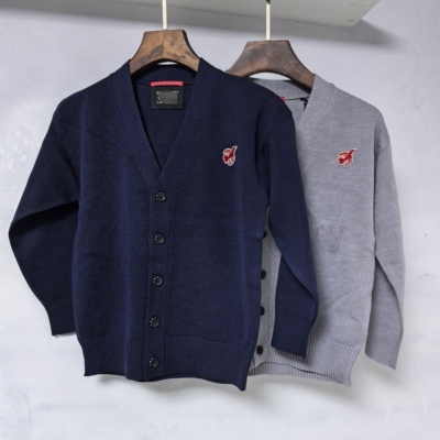 scotchsoda新货苏格兰苏打男童春秋V领针织衫毛衣开衫外套羊毛