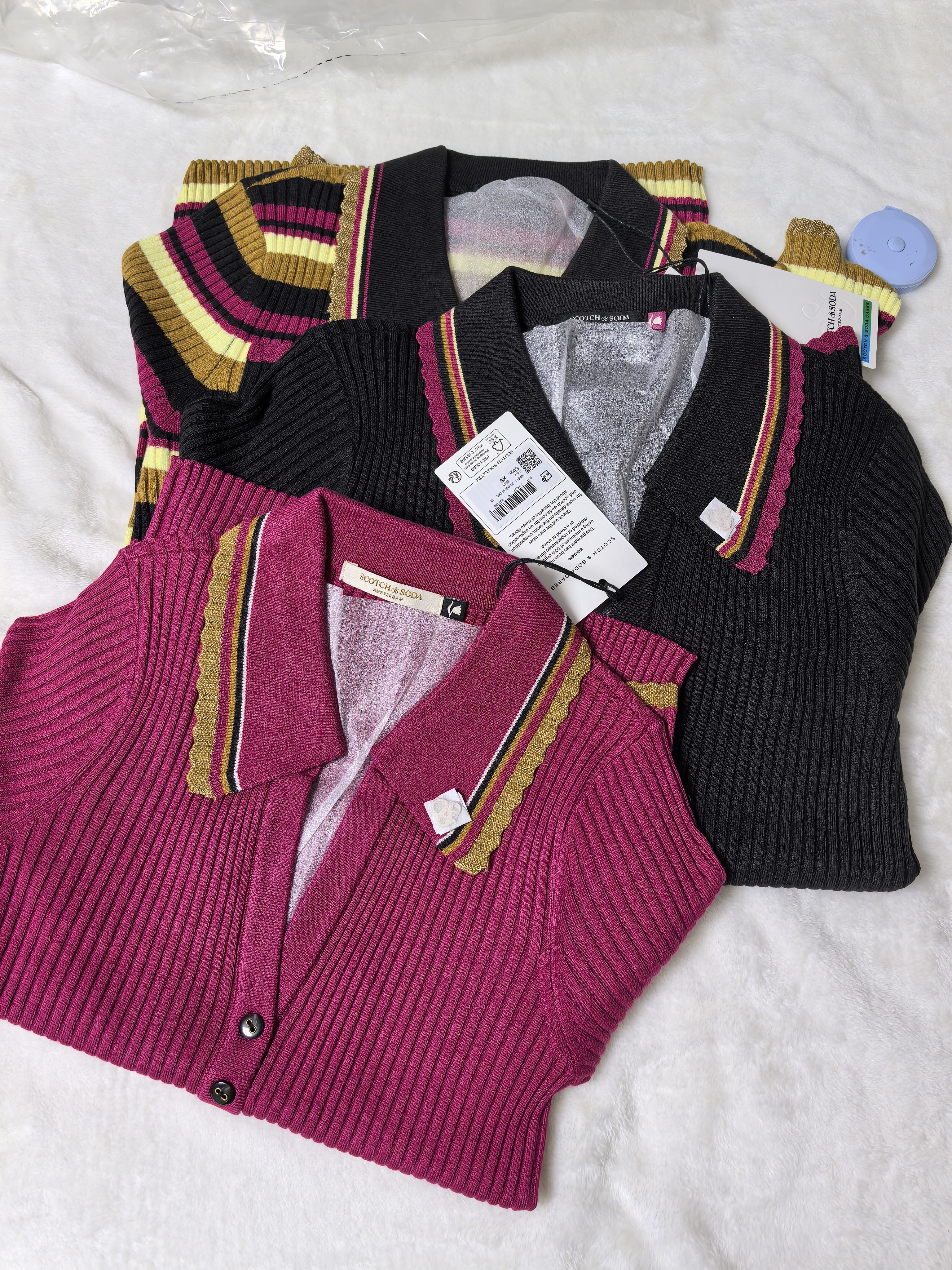 荷兰苏打scotch soda春秋女装针织衫长袖打底衫V领羊毛出口原单