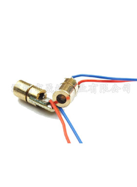 5V可调 激光管 激光头 铜头6MM外径 激光二极管 红色点状激光模组