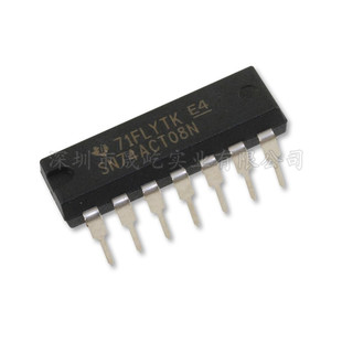 全新原装 SN74ACT08N 直插DIP-14 芯片 逻辑