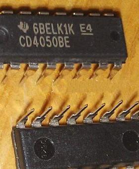 CD4050BE DIP16 TI 全新原装进口 HCF4050BE HEF4050BP