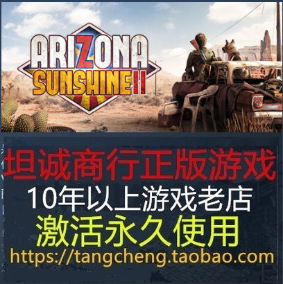 steam正版pc Arizona Sunshine 2 亚利桑那阳光2 标/豪华 VR游戏