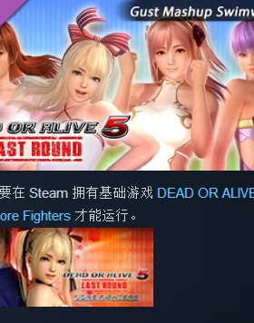 DOA5LR Gust Mashup Swimwear Set 死或生5 衣服装包DLC STEAM
