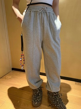 wann【特价5折】保暖裤 中线加绒卫裤运动裤