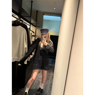 wann 有趣随心裁 明线长袖t恤女2024早秋新款别致设计感宽松上衣