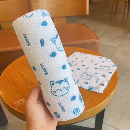日本KAJITU厨房强力清洁油污抹布吸水双层加厚洗碗布20抽