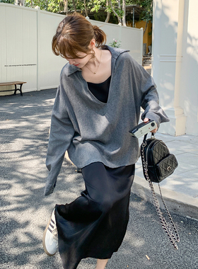 现货数据好！168-H159棉麻小心机衬衫+吊带裙套装P155控228