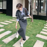 新款现货数据好！ZB168-H608款韩系拼接卫衣两件套P175控288，女装套装/套裙，浙宝168