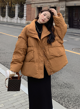 现货！数据好！168-9177焦糖色90绒羽绒服P255控388