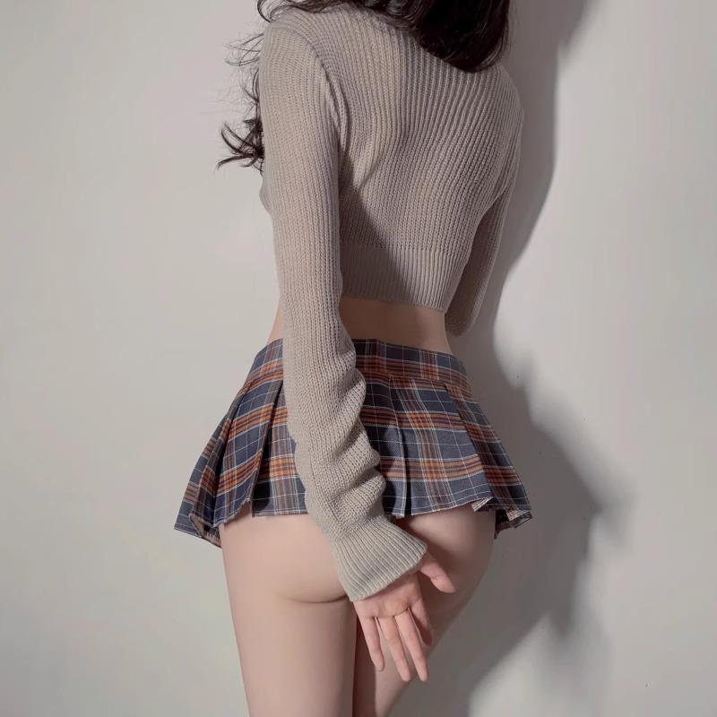 性感学院风校园纯欲cosplay制服女套装学生百褶裙Jk毛衣水手服女