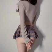 性感学院风校园纯欲cosplay制服女套装 学生百褶裙Jk毛衣水手服女