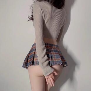 性感学院风校园纯欲cosplay制服女套装学生百褶裙Jk毛衣水手服女