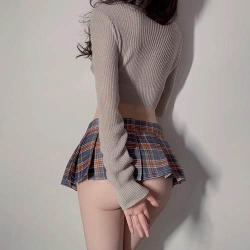 性感学院风校园纯欲cosplay制服女套装学生百褶裙Jk毛衣水手服女