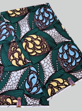 新款一码纯棉布料非洲风格荷兰蜡染布 Hollandais Wax Fabric