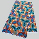 African Wax Fabric 涤纶穆斯林非洲蜡染布polyester 6码 超级蜡布