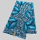 African Wax Fabric 涤纶穆斯林非洲蜡染布polyester 6码 超级蜡布