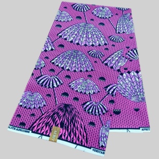 涤纶非洲蜡染布polyester African Wax Fabric 1码超级蜡布