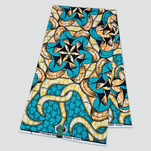 新设计荷兰非洲蜡染布African Wax fabric全棉6码衣服裙子布料