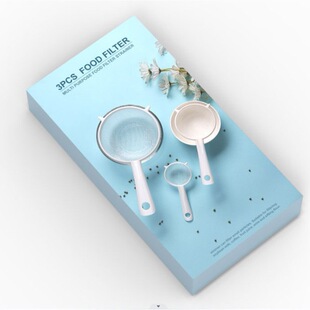 手持过滤网组合套装（13.5厘米9厘米6厘米）凯菲尔菌，红茶菌过滤