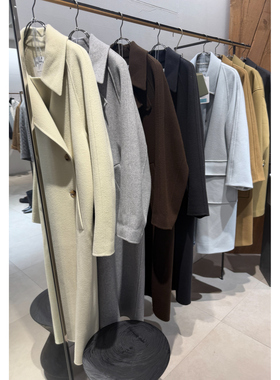 ZOEYJA佐佐家 BABYL0NE超新4色双层手缝Super140细支羊毛双排大衣