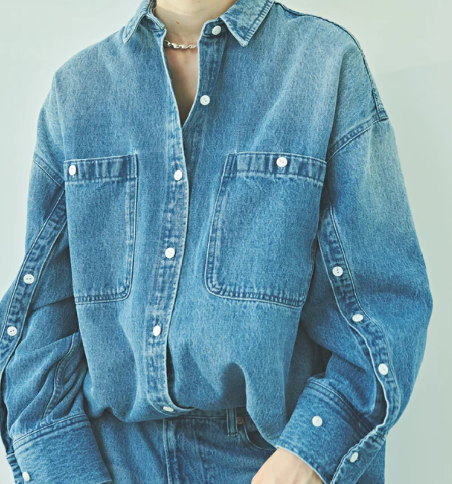 软硬适中多角度立体切换牛仔外套