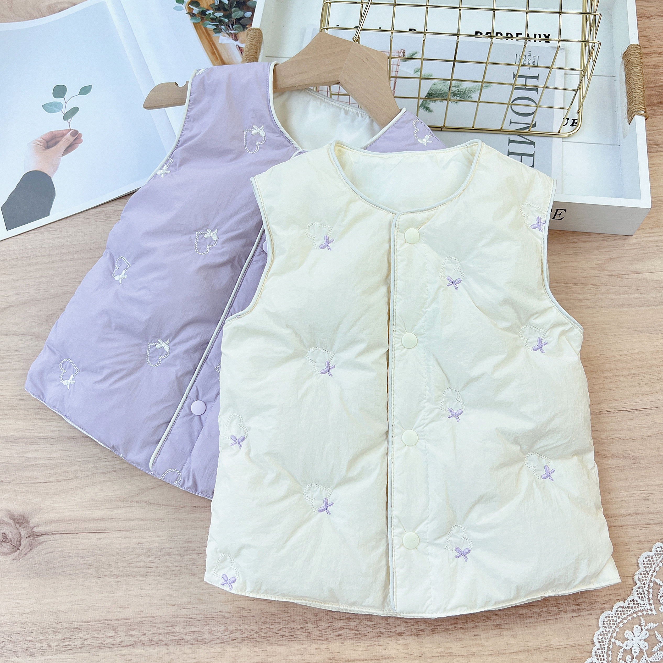 儿童女童外穿轻薄款羽绒服马甲背心小女孩内穿保暖坎肩90白鸭绒,童装/婴儿装/亲子装,羽绒马甲,淘宝优惠券,粉丝福利购,淘宝优惠卷