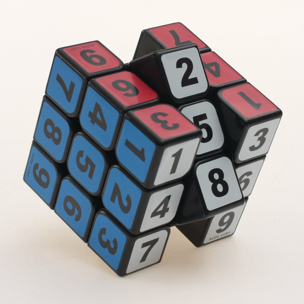 数字三阶魔方数读3阶免贴纸高性能比赛hellocube小学生初学者新手