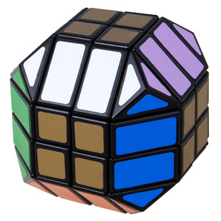 蓝蓝四阶十二棱边魔方黑色异形创意4阶棱边益智魔方初学者注意力