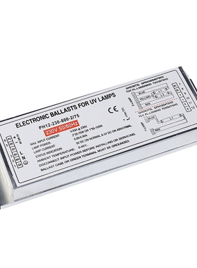 厂家GPH1554T5L/150W紫外线用电子镇流器PH12-230-800-2/75整流器