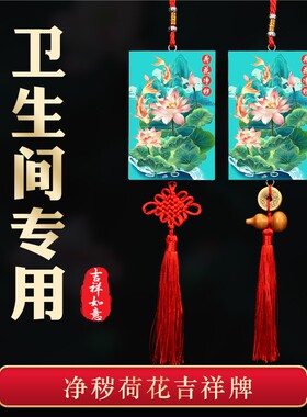 净秽荷花卫生间大门污口