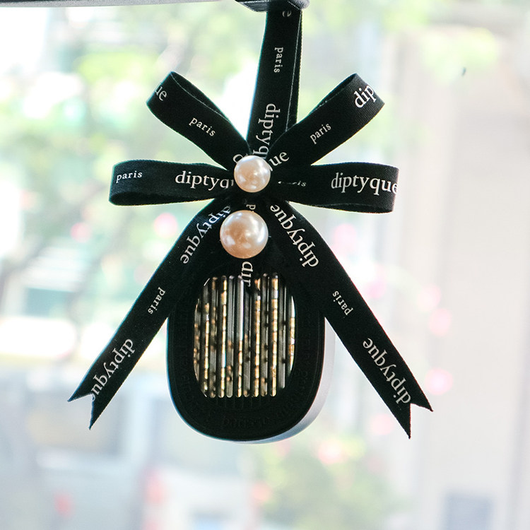 diptyque蒂普提克车载香薰车挂蝴蝶结挂绳丝带香氛补充包