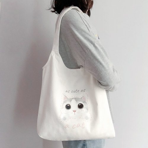 慵懒风补课包多口袋ins韩风